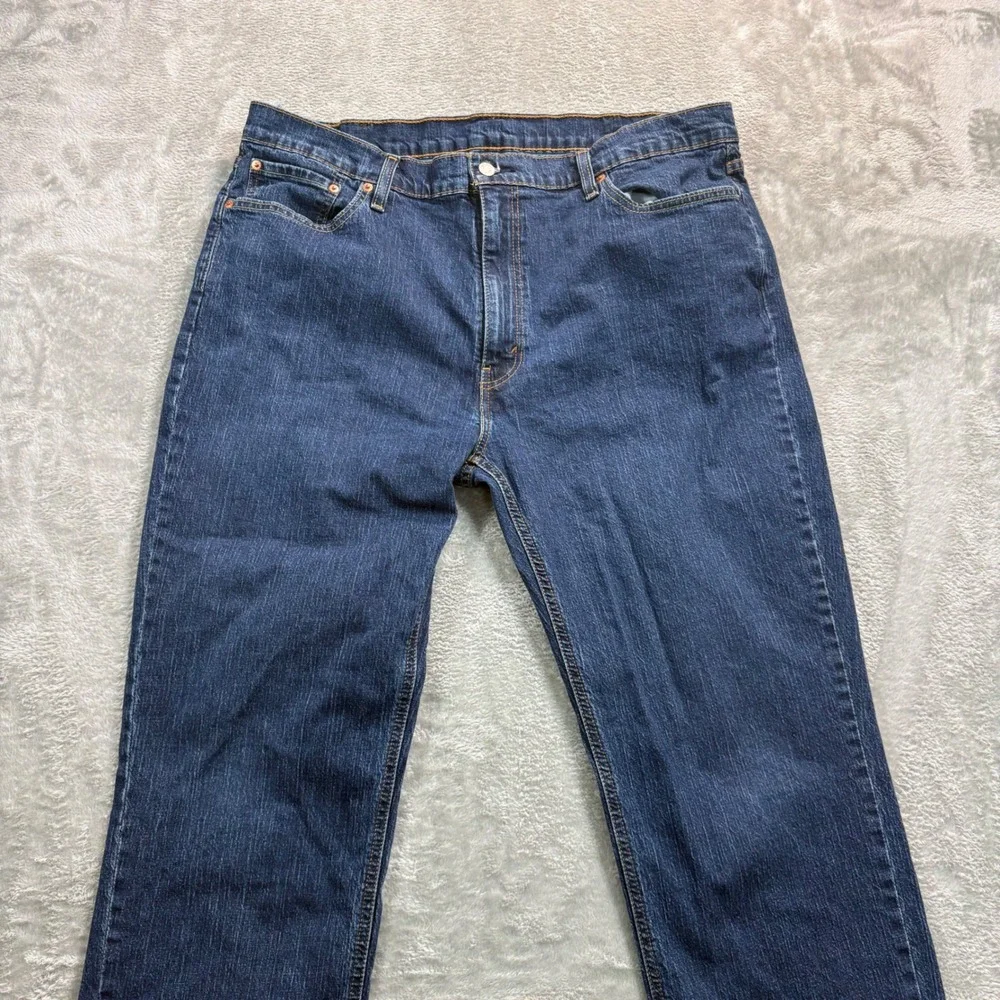 Levi's 541 Athletic Taper Jeans Men 42x34 Dark Wash Blue Denim Pants